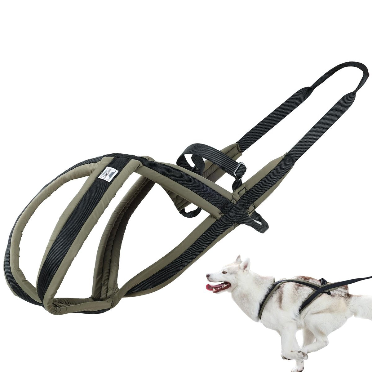 Dog Weight Pulling Harness Waterproof Dog Sled Harness with Adjustable Strap