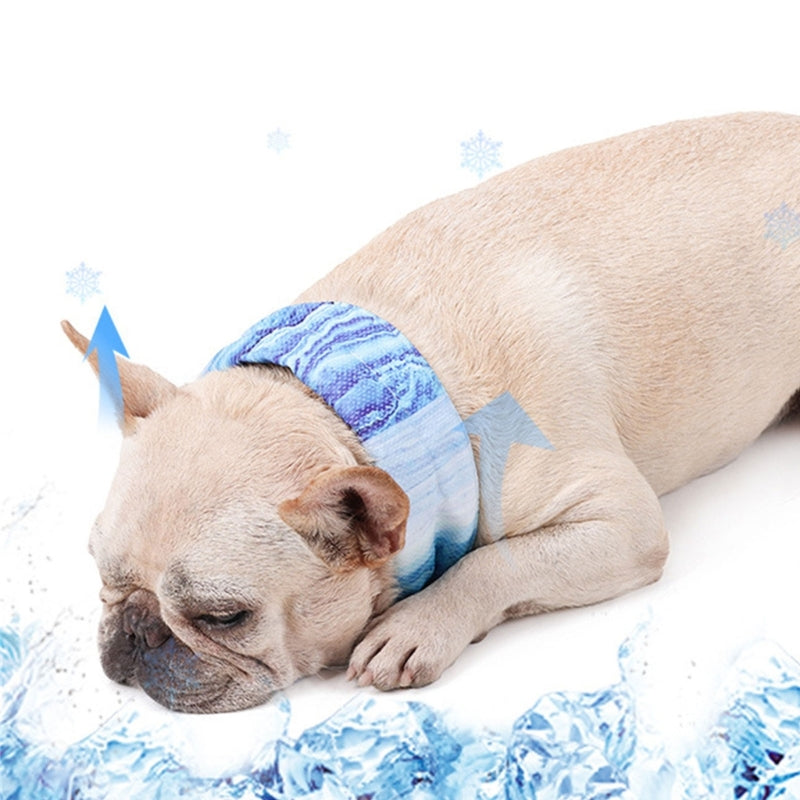 Dog Cooling Bandana Outdoor Heatstroke Prevention Cooling Towel