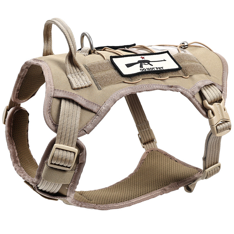 Dog Harness Adjustable Pet Harness Anti-Escape Outdoor Dog Walking Pet Dog Tactical Harness