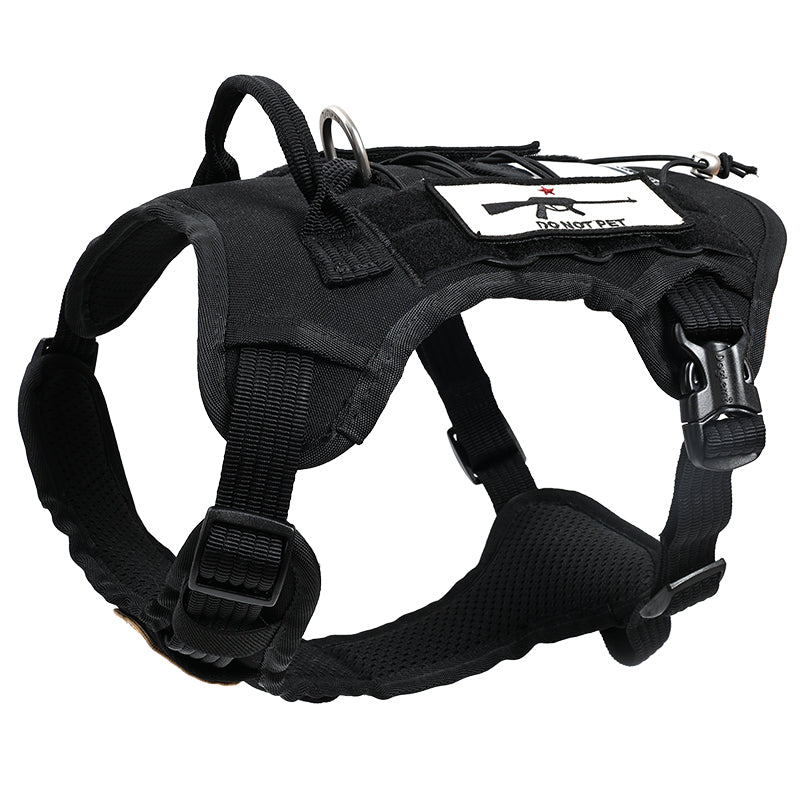 Dog Harness Adjustable Pet Harness Anti-Escape Outdoor Dog Walking Pet Dog Tactical Harness