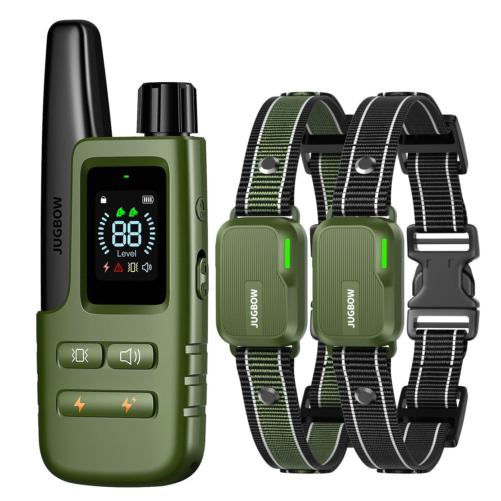 Dog Training Collar with Remote Dog Shock Collar 2 Dogs with 4 Training Modes