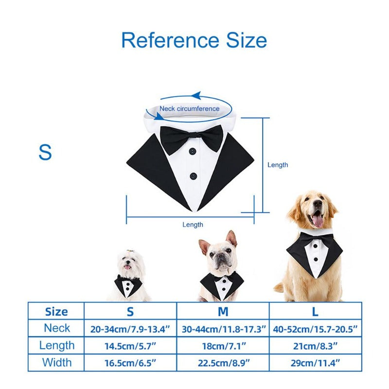 Dog Tuxedo Bandana Dog Costumes Bow Tie