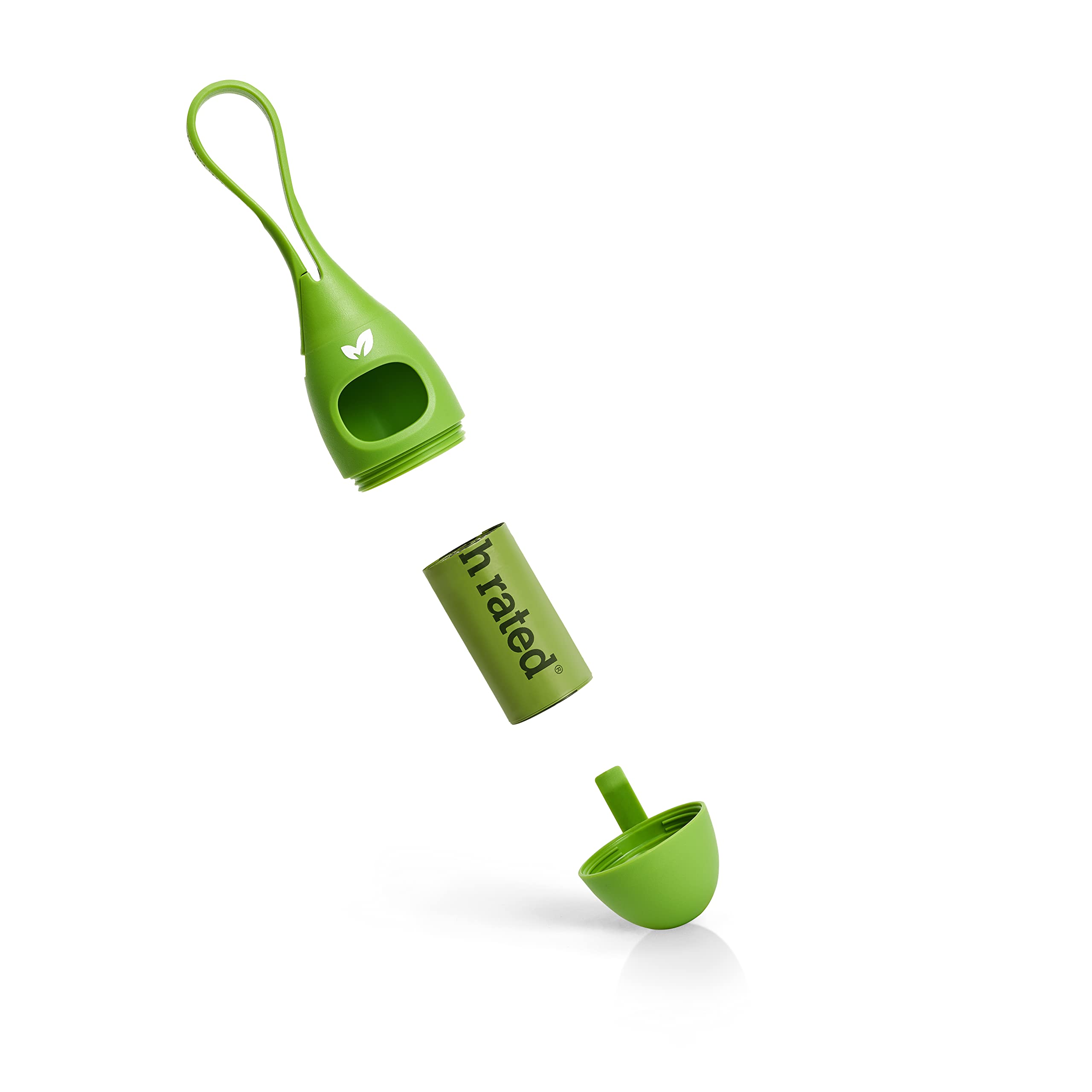 Dog Poop Bag Set With 1Poop Bag Dispenser and 15Waste Bags