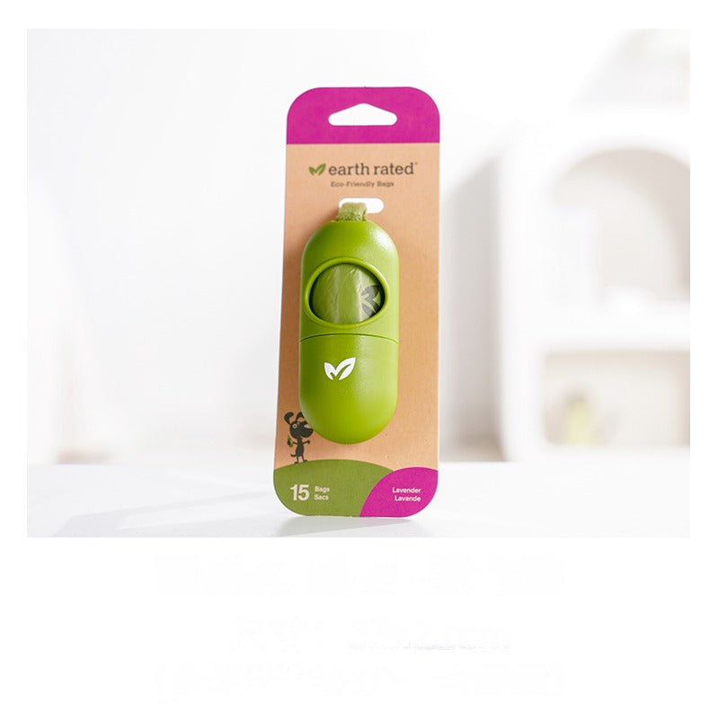 Dog Poop Bag Set With 1Poop Bag Dispenser and 15Waste Bags