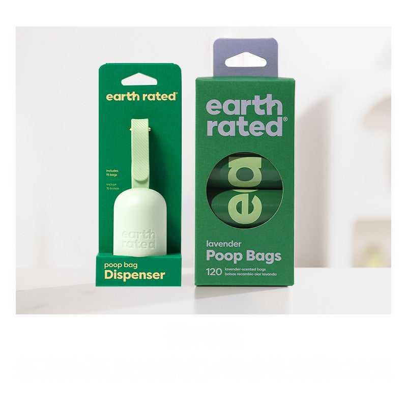 Dog Poop Bags Set Perfect Dog-Walking Bundle - Includes 1 Poop Bag Dispenser and Waste Bags