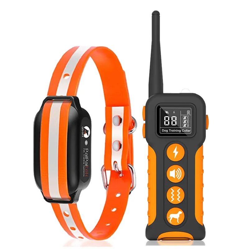 Electric Dog Training Collar With Remote Control With 9 Different Sounds Rechargeable Waterproof Anti Barking Collar