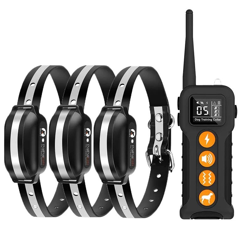 Electric Dog Training Collar With Remote Control With 9 Different Sounds Rechargeable Waterproof Anti Barking Collar