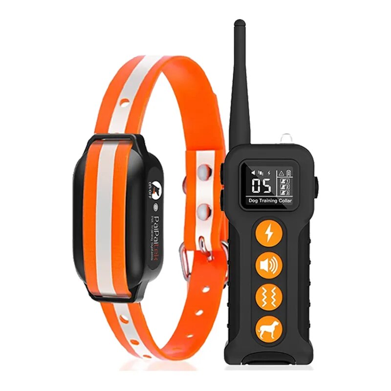 Electric Dog Training Collar With Remote Control With 9 Different Sounds Rechargeable Waterproof Anti Barking Collar