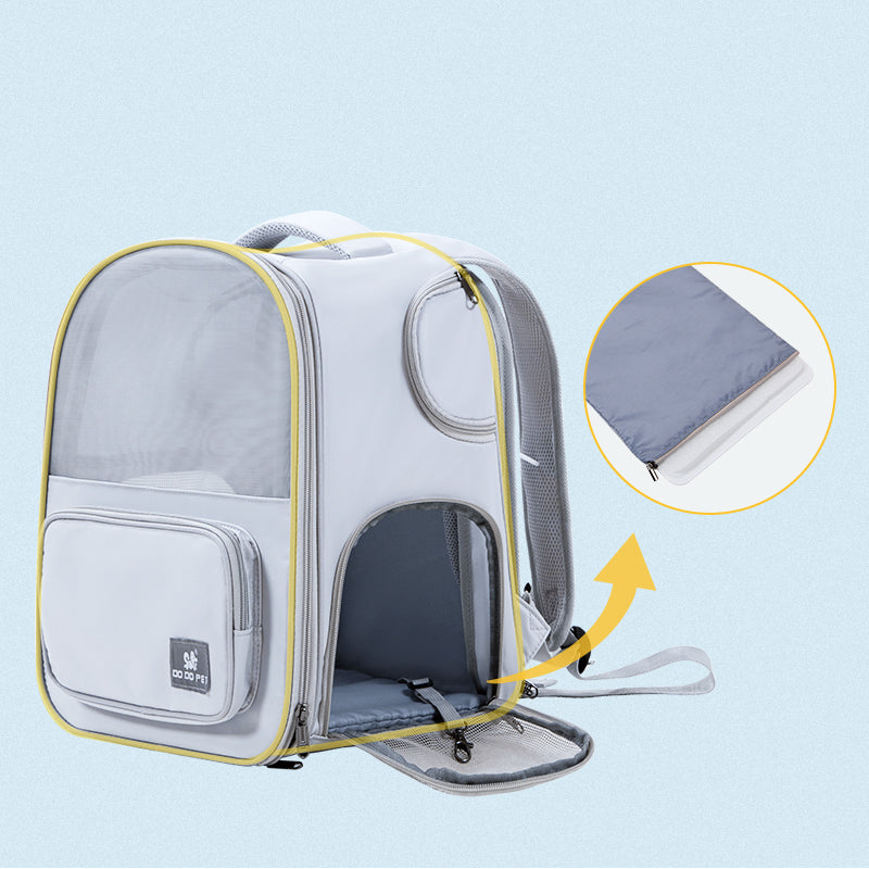 Expandable Pet Designer Dog Bag Pet Strollers Dog Cat Backpack