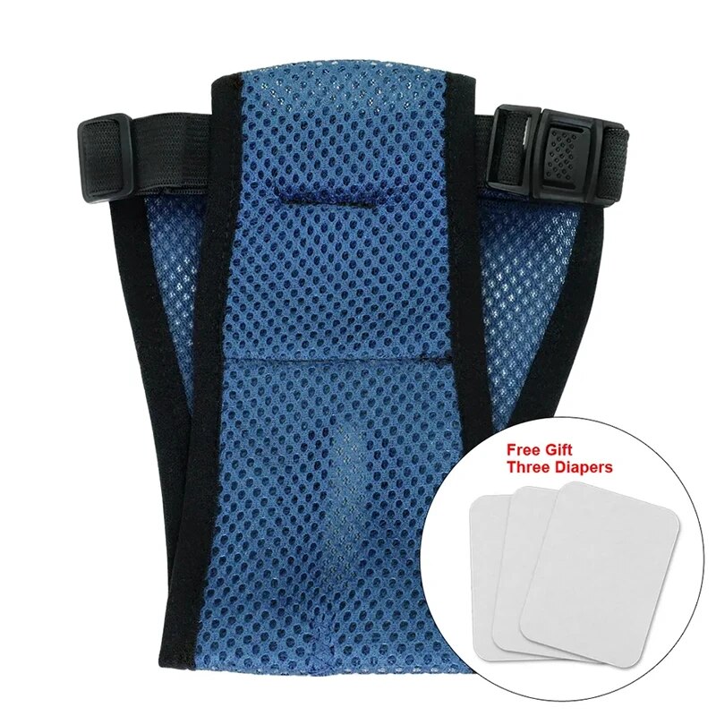 Female Dog Diapers Panties with 3 Cotton Pads Reusable Diapers Pet Sanitary Underwear