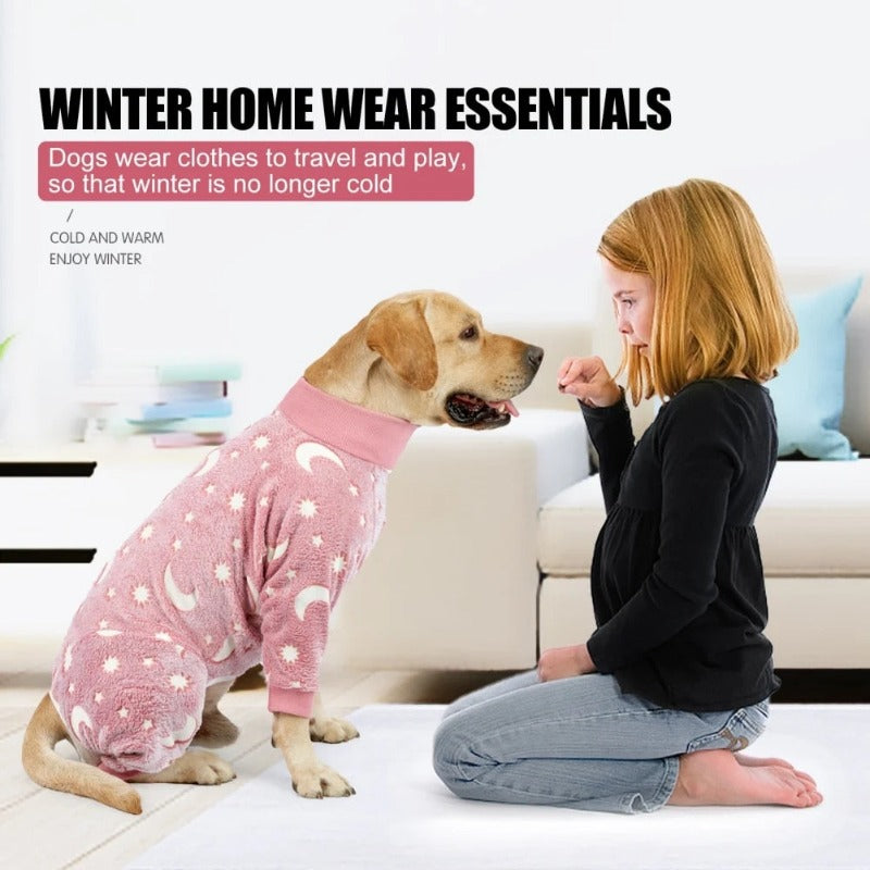 Flannel Dog Pajamas Jumpsuit Dogs Pajamas Jumpsuits Coat