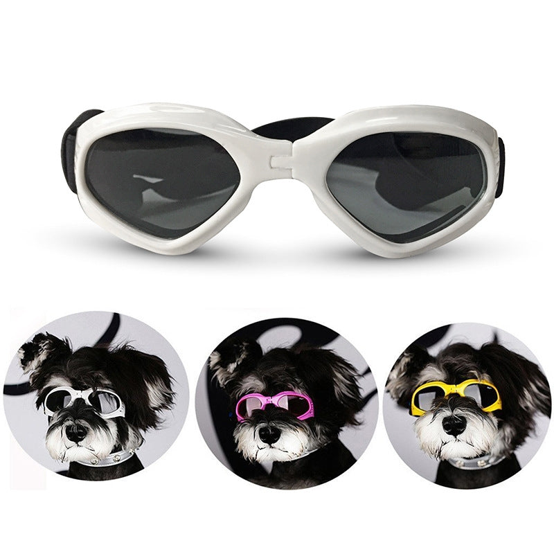 Foldable Colorful Creative Black Dog Glasses Windproof Dog Goggles