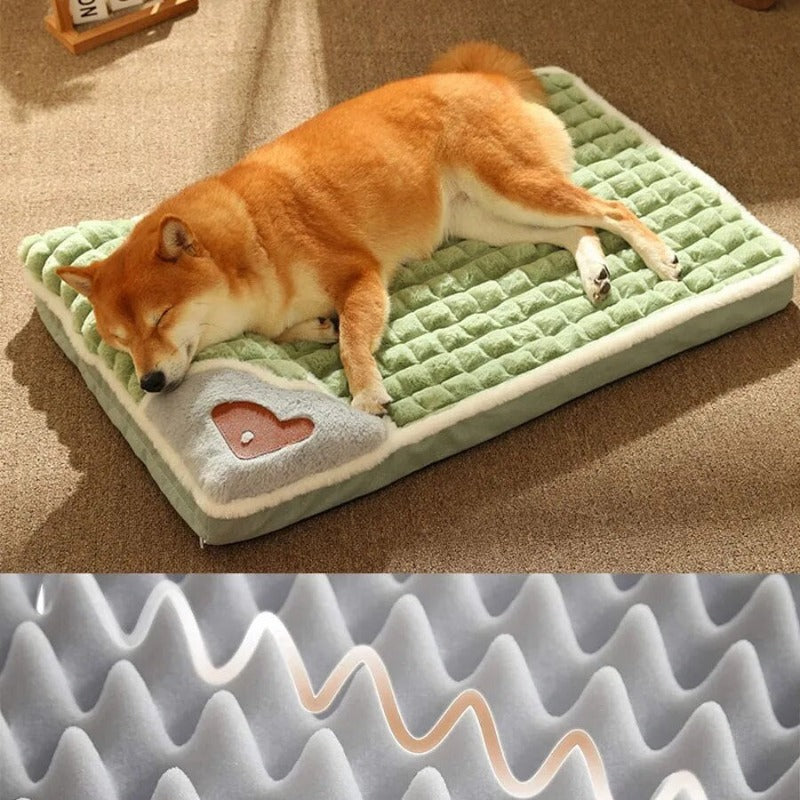 1pc Thick Deep Sleep Pet Dog Bed Removable Washable Dog Mat