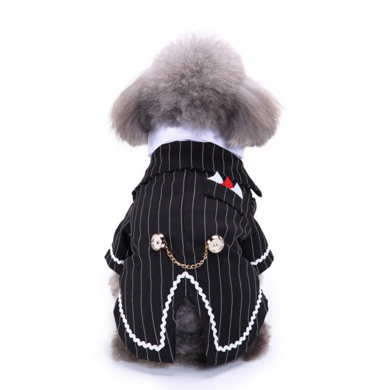 Gentleman Pet Dog Clothes Dog Pet Wedding Suit