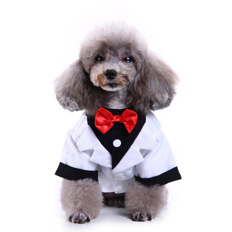 Gentleman Pet Dog Clothes Dog Pet Wedding Suit