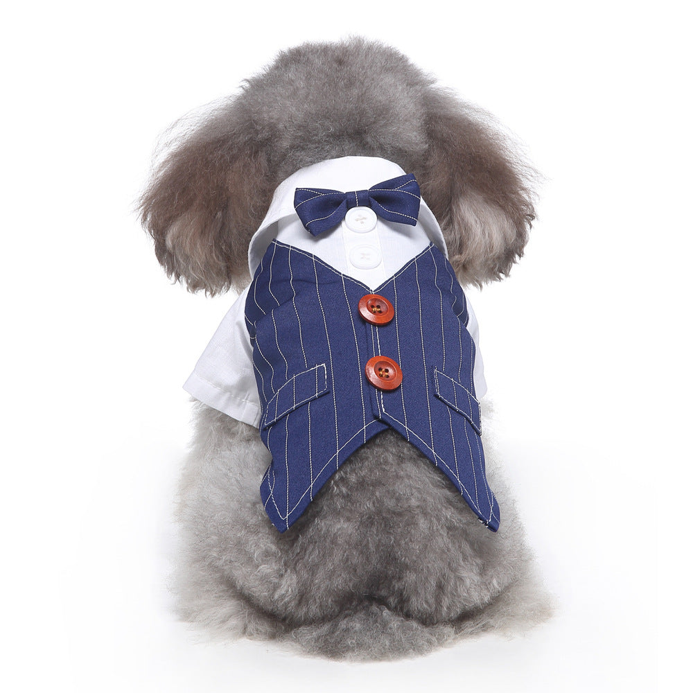 Gentleman Pet Dog Clothes Dog Pet Wedding Suit
