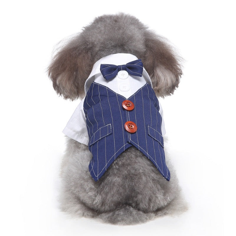 Gentleman Pet Dog Clothes Dog Pet Wedding Suit