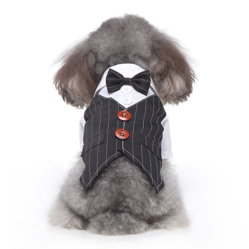 Gentleman Pet Dog Clothes Dog Pet Wedding Suit