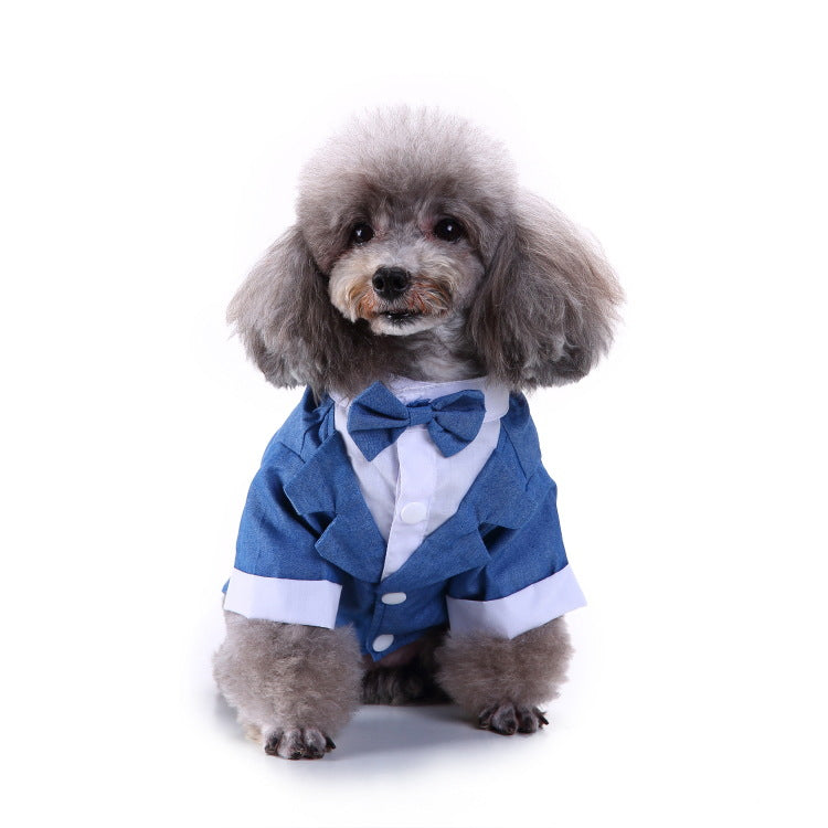 Gentleman Pet Dog Clothes Dog Pet Wedding Suit