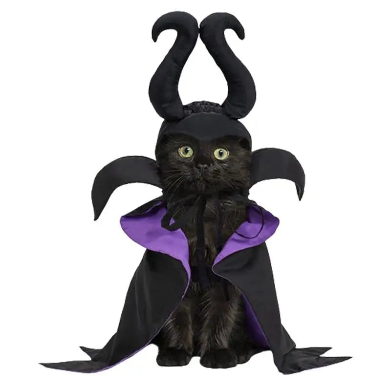 Halloween Dog Witch Cloak Halloween Cloak Hat Outfit Cosplay Clothes