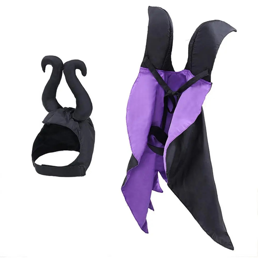 Halloween Dog Witch Cloak Halloween Cloak Hat Outfit Cosplay Clothes