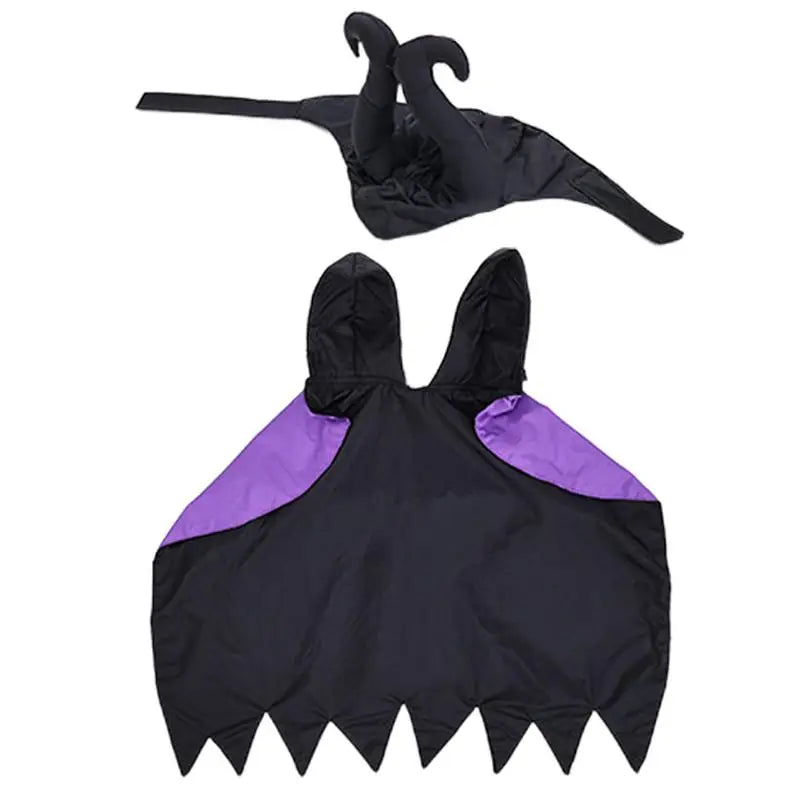 Halloween Dog Witch Cloak Halloween Cloak Hat Outfit Cosplay Clothes