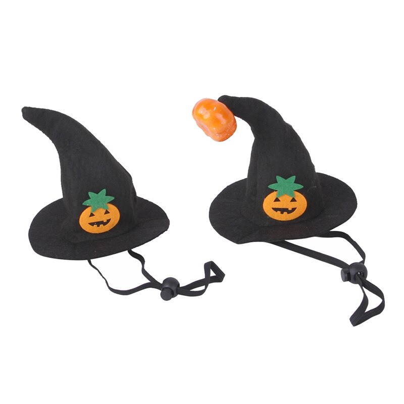 Pet Dog Hats Adjustable Pet Dog Cosplay Witch Hat