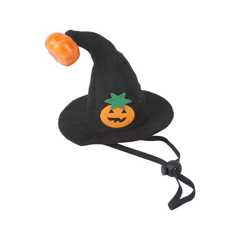 Pet Dog Hats Adjustable Pet Dog Cosplay Witch Hat
