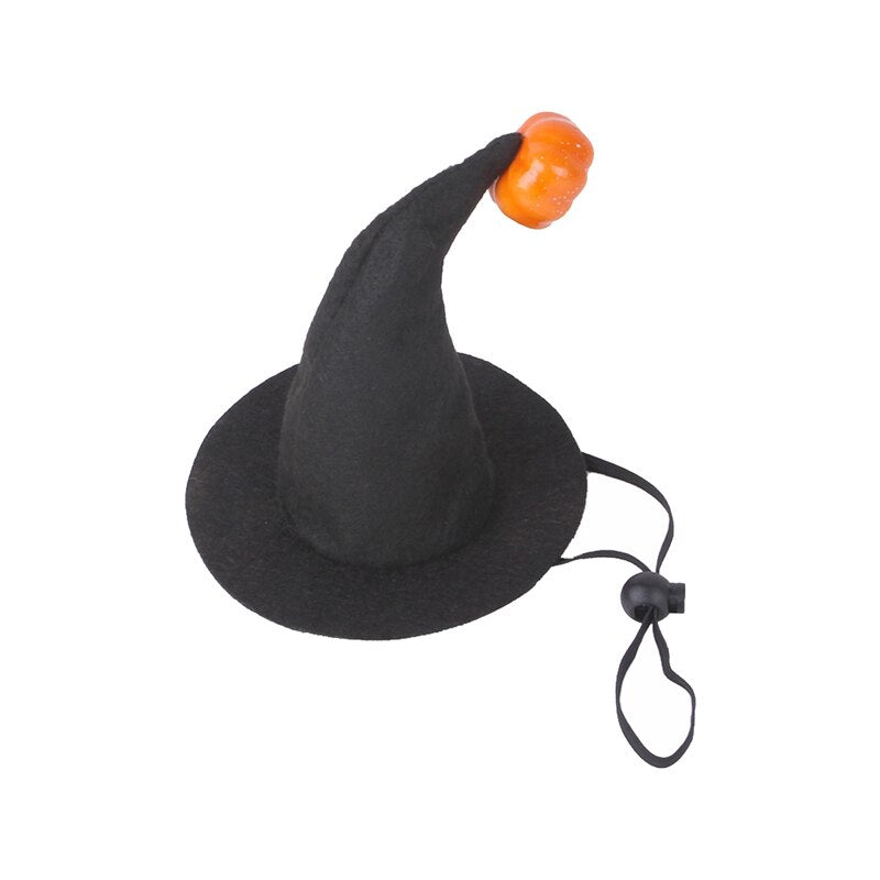 Pet Dog Hats Adjustable Pet Dog Cosplay Witch Hat