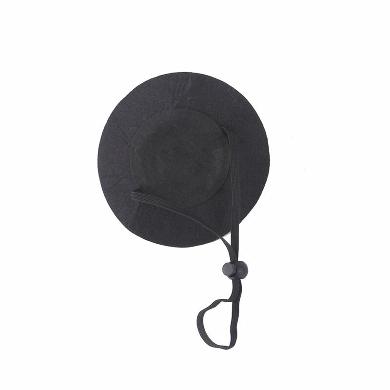 Pet Dog Hats Adjustable Pet Dog Cosplay Witch Hat