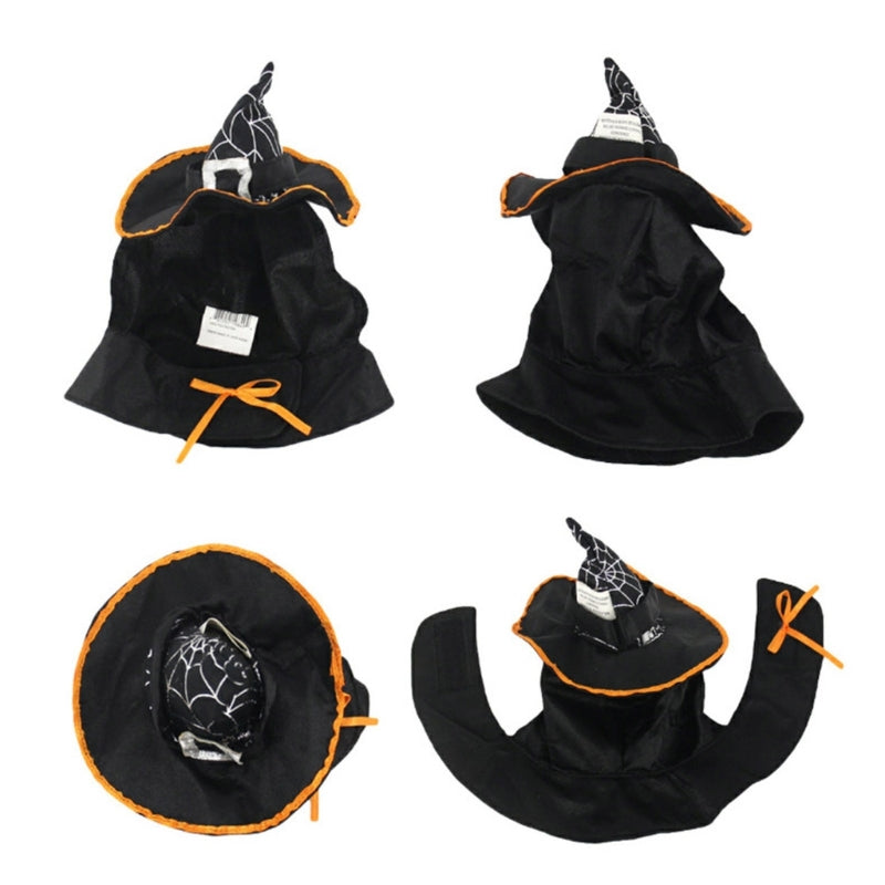Pet Halloween Dress up Hat Cosplay Witch Hat