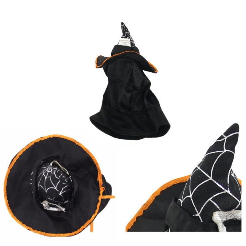 Pet Halloween Dress up Hat Cosplay Witch Hat
