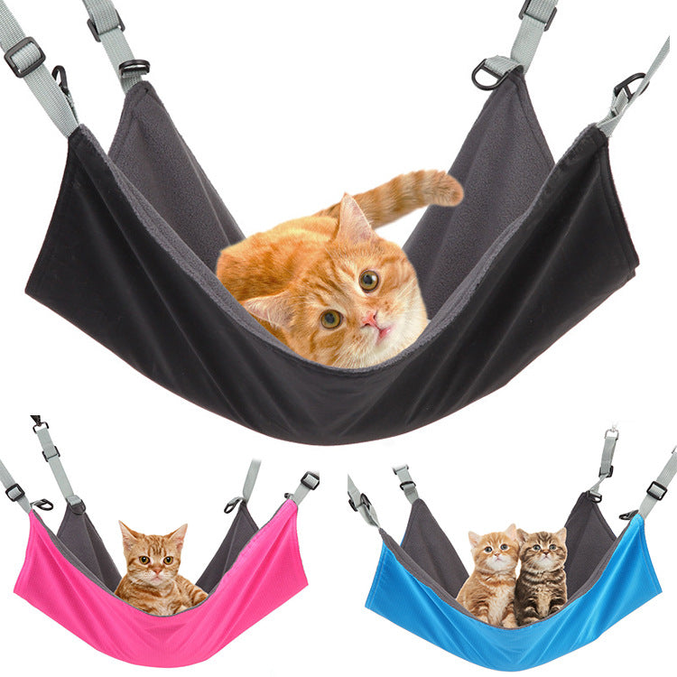 Hanging Pet Cat Hammock Adjustable Pet Cat Bed
