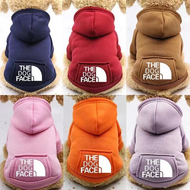 Dog Hoodies Sport Style Pet Dog Clothes Warm Dogs Coat