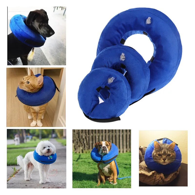 Inflatable Pet Collar Anti-bite Neck Elizabethan Collar