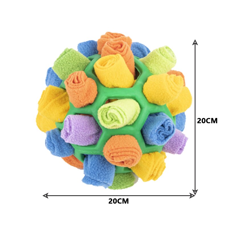 Portable Pet Dog Snuffle Ball Toys For Dog Natural Foraging Skills Training