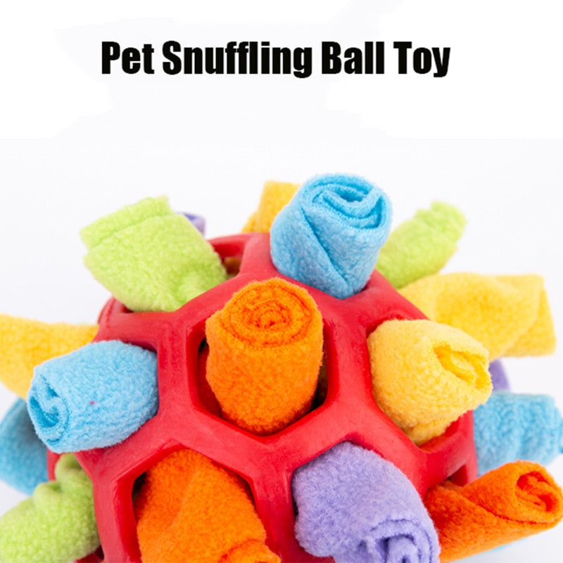 Portable Pet Dog Snuffle Ball Toys For Dog Natural Foraging Skills Training