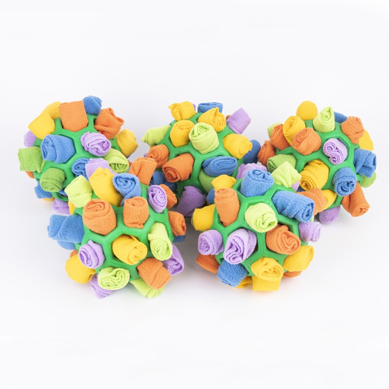 Portable Pet Dog Snuffle Ball Toys For Dog Natural Foraging Skills Training