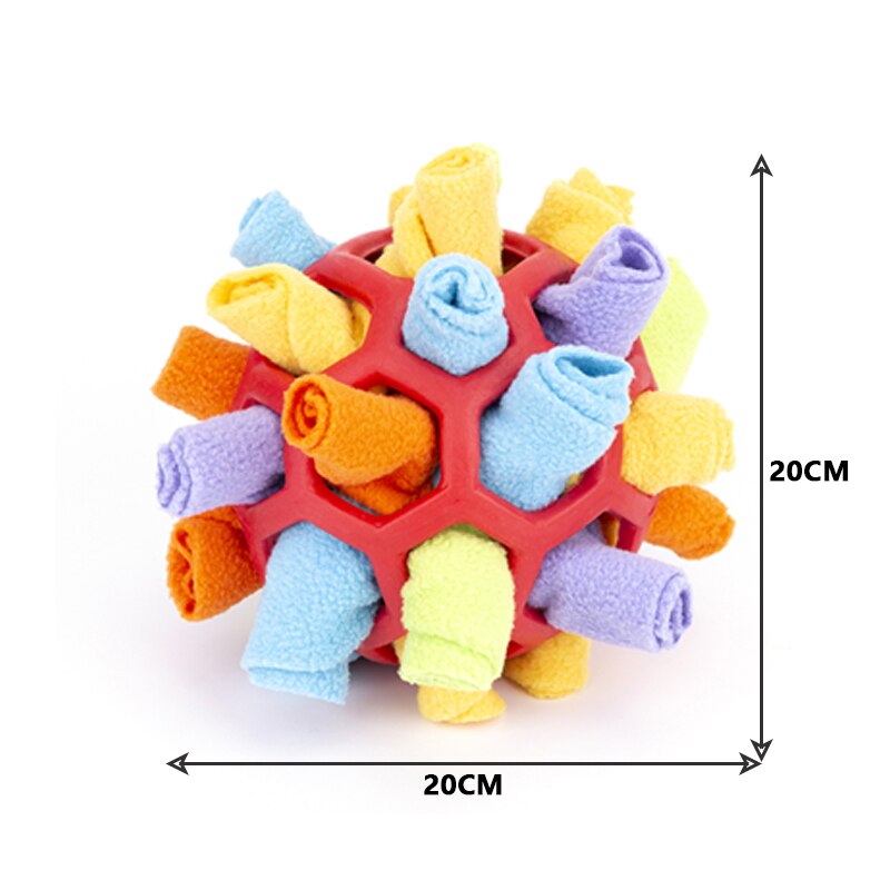 Portable Pet Dog Snuffle Ball Toys For Dog Natural Foraging Skills Training