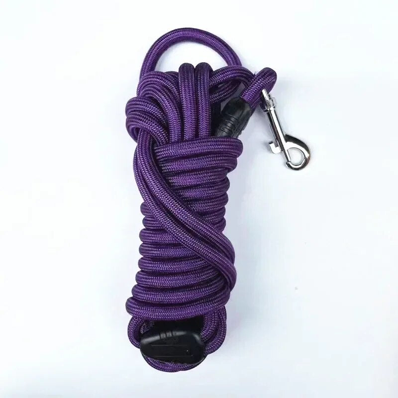 5M/10M/15M Long Rope Training Dog Leash Heavy Duty Nylon Recall Pet Tracking Line