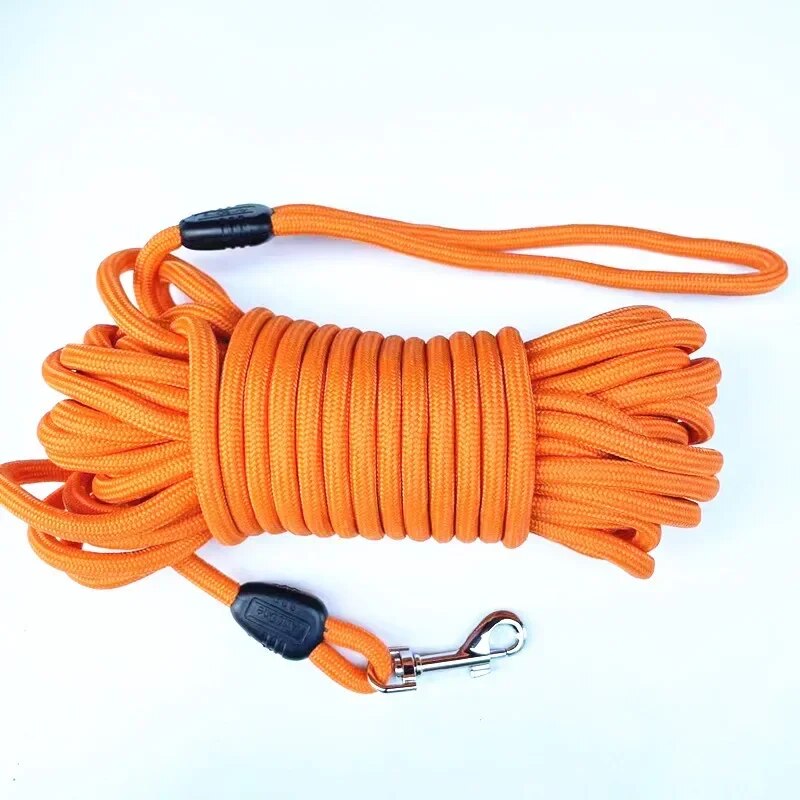 5M/10M/15M Long Rope Training Dog Leash Heavy Duty Nylon Recall Pet Tracking Line