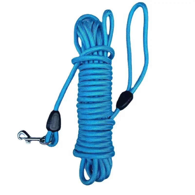 5M/10M/15M Long Rope Training Dog Leash Heavy Duty Nylon Recall Pet Tracking Line
