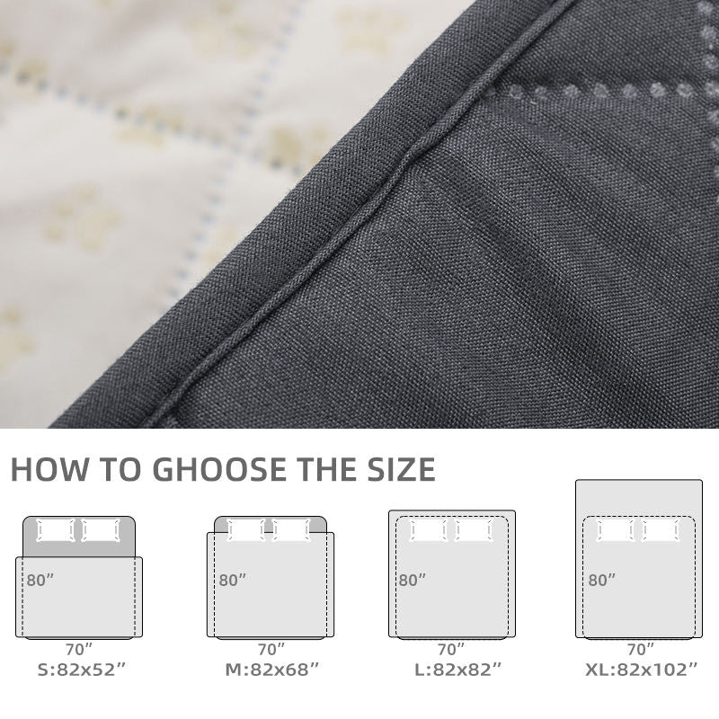 Luxury Removable Waterproof Dog Bed Cover Pet Blanket Dog Sheet