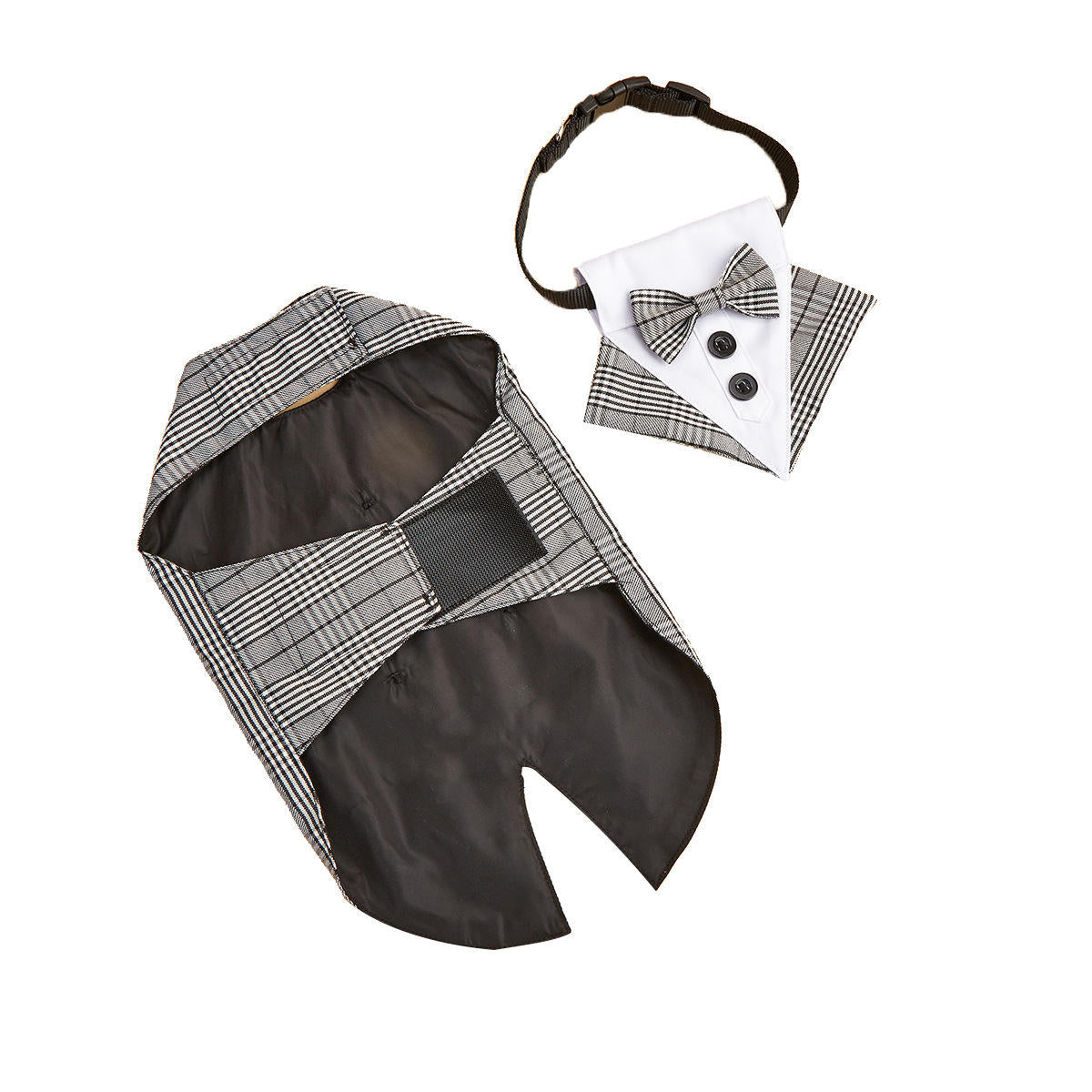 Formal Coats Pet British Wedding Apparels Puppy Costume Jackets with Suit Tuxedo Collar Sets