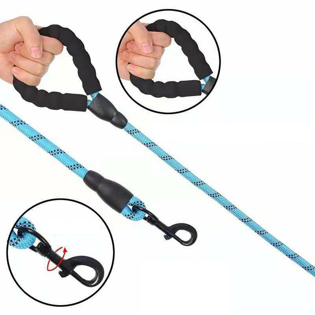 Nylon Reflective Dog Harness Leash For Medium Large Dogs Leads
