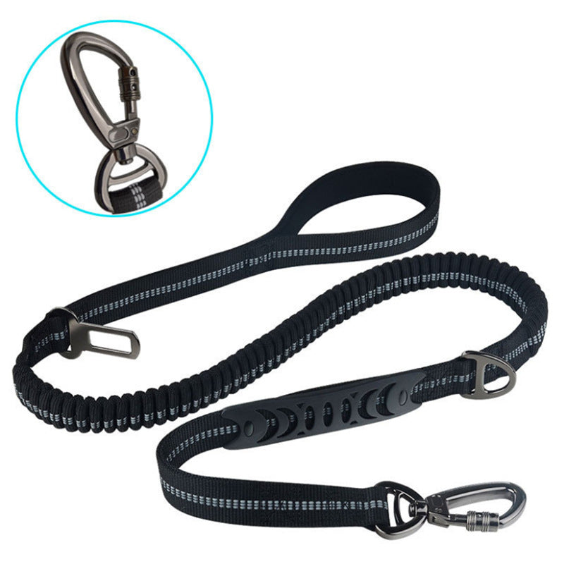 Dog Leash Rope Nylon Reflective Explosion-Proof Durable Leash For Large Dog
