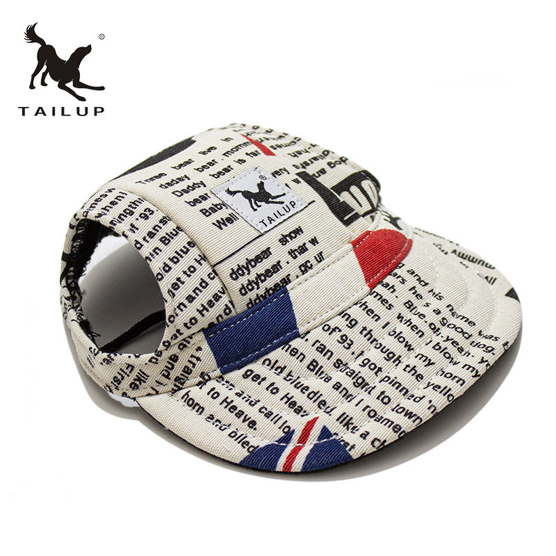 Outdoor Pet Dog Sun Hat Travel Pet Baseball Cap