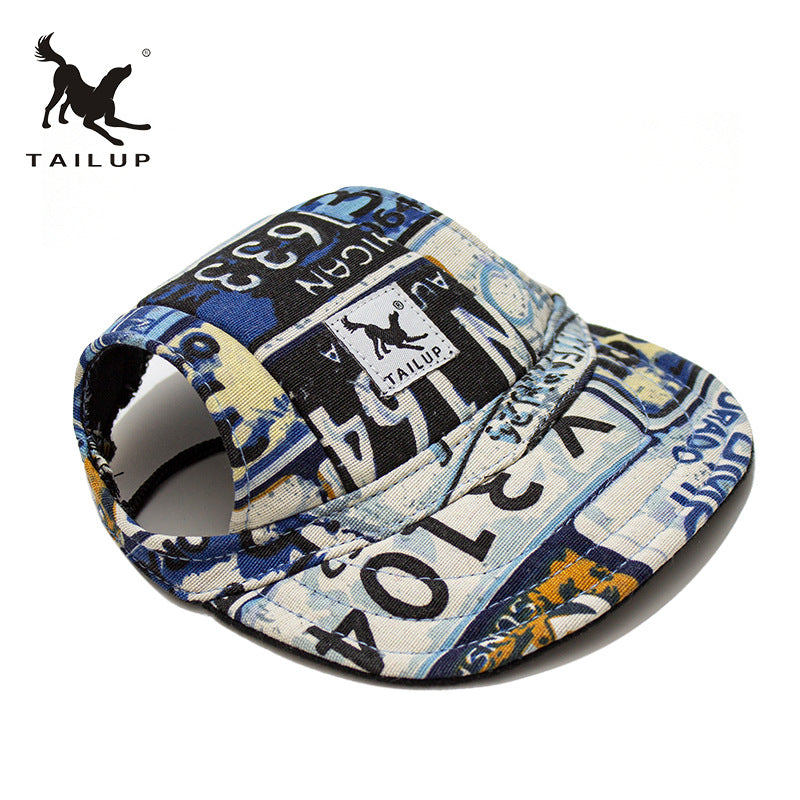 Outdoor Pet Dog Sun Hat Travel Pet Baseball Cap