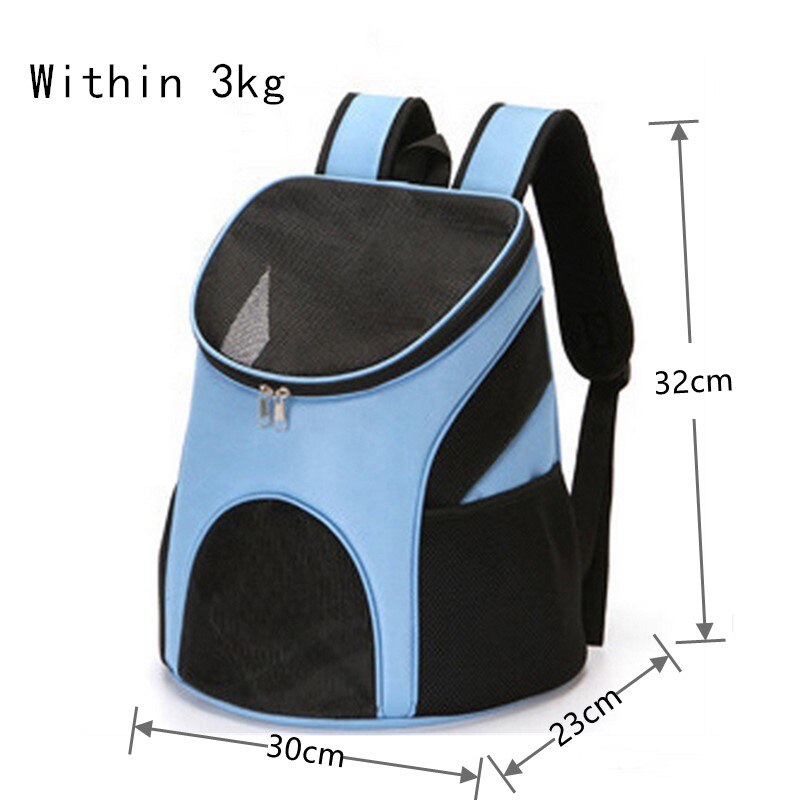 Foldable Pet Dog Travel Double Backpack For Pet Dog Travel