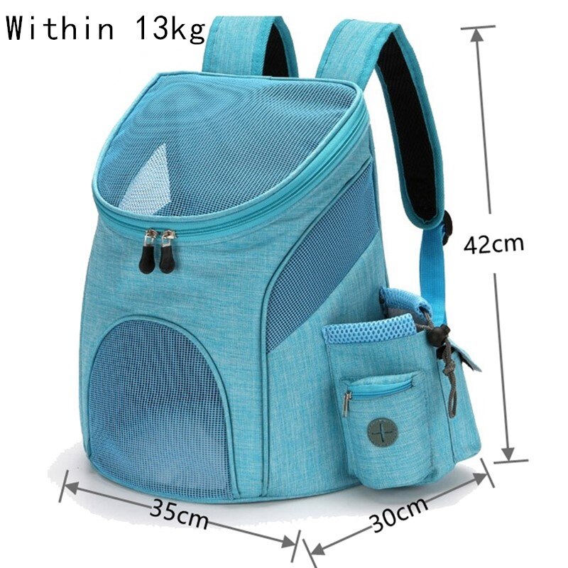 Foldable Pet Dog Travel Double Backpack For Pet Dog Travel
